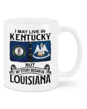 Began In Louisiana - May Live In Kentucky Mugs tile