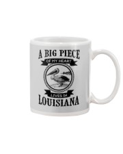 A piece of my heart lives in Louisiana Mug tile