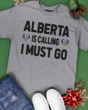 Alberta Is Calling Classic T-Shirt apparel-classic-tshirt-lifestyle-back-69