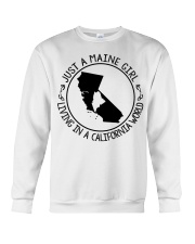 MAINE GIRL LIVING IN CALIFORNIA Crewneck Sweatshirt tile