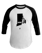Rhode Island - Born Baseball Tee tile