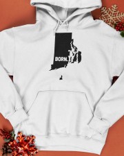 Rhode Island - Born Hooded Sweatshirt apparel-hooded-sweatshirt-lifestyle-front-65