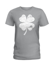 Virginia Map - Four Leaf Clover Ladies T-Shirt tile