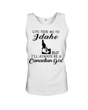 LIFE TOOK ME TO IDAHO BE A CANADIAN GIRL Unisex Tank tile