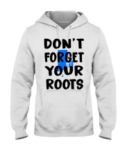 Rhode Island Map Don't Forget Your Roots Hooded Sweatshirt tile