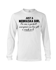 Nebraska Girl - No One Is Perfect Long Sleeve Tee tile