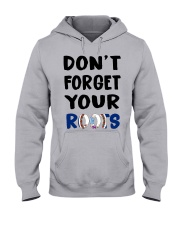 Virginia Flag Don't Forget Your Roots Hooded Sweatshirt front