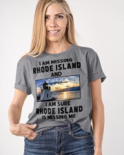 I Am Missing Rhode Island Classic T-Shirt apparel-classic-tshirt-lifestyle-front-100