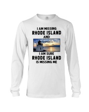 I Am Missing Rhode Island Long Sleeve Tee tile
