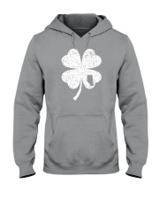 Alberta Map - Four Leaf Clover Hooded Sweatshirt tile