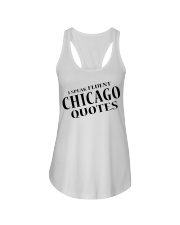 I Speak Fluent Chicago Quotes Ladies Flowy Tank tile