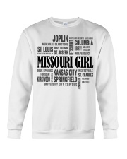 Missouri girl cities Crewneck Sweatshirt tile