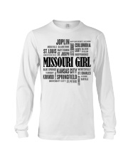 Missouri girl cities Long Sleeve Tee tile