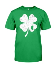 Mississippi Map - Four Leaf Clover Classic T-Shirt front