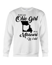 OHIO GIRL IN MISSOURI Crewneck Sweatshirt tile
