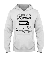 LIFE TOOK ME TO KANSAS BE A PUERTO RICAN GIRL Hooded Sweatshirt tile