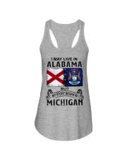 Began In Michigan - May Live In Alabama Ladies Flowy Tank tile