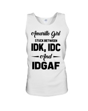 Amarillo Girl - IDK IDC IDGAF Unisex Tank tile