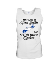 Began In Quebec - Live In Nova Scotia Unisex Tank tile