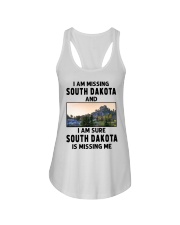 I Am Missing South Dakota Ladies Flowy Tank tile