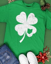 Ohio Map - Four Leaf Clover Classic T-Shirt apparel-classic-tshirt-lifestyle-back-69