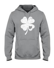 Ohio Map - Four Leaf Clover Hooded Sweatshirt tile