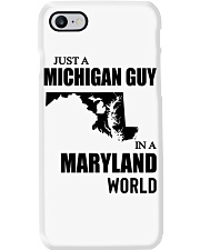 MICHIGAN GUY IN MARYLAND Phone Case tile