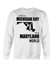 MICHIGAN GUY IN MARYLAND Crewneck Sweatshirt tile