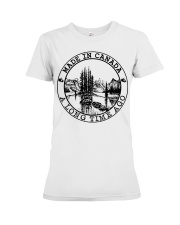 Made In Canada A Long Long Time Ago Premium Fit Ladies Tee tile