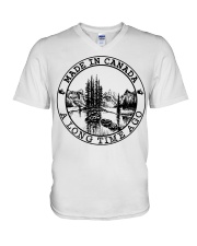 Made In Canada A Long Long Time Ago V-Neck T-Shirt tile