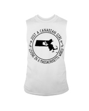 CANADIAN GIRL LIVING IN MASSACHUSETTS Sleeveless Tee tile