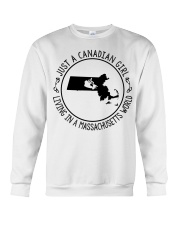 CANADIAN GIRL LIVING IN MASSACHUSETTS Crewneck Sweatshirt tile