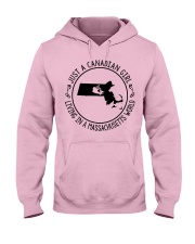 CANADIAN GIRL LIVING IN MASSACHUSETTS Hooded Sweatshirt front