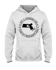 CANADIAN GIRL LIVING IN MASSACHUSETTS Hooded Sweatshirt tile