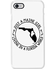 MAINE GIRL LIVING IN FLORIDA Phone Case tile