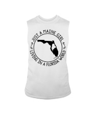 MAINE GIRL LIVING IN FLORIDA Sleeveless Tee tile
