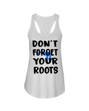 Maryland Map Don't Forget Your Roots Ladies Flowy Tank tile