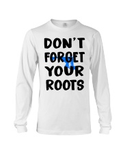 Maryland Map Don't Forget Your Roots Long Sleeve Tee tile