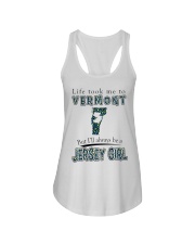 Jersey Girl Life Took Me To Vermont Ladies Flowy Tank tile