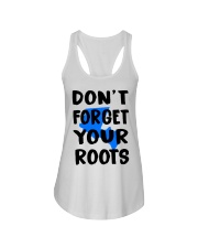 El Paso Map Don't Forget Your Roots Ladies Flowy Tank tile