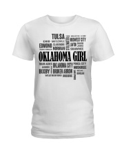 Oklahoma girl cities Ladies T-Shirt tile