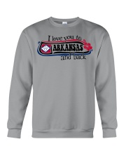 I love you to Arkansas Crewneck Sweatshirt tile