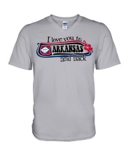 I love you to Arkansas V-Neck T-Shirt tile