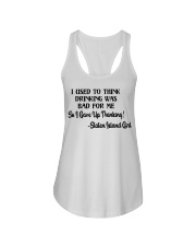 Staten Island Girl Gave Up Thinking Ladies Flowy Tank tile