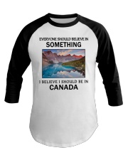 Should Be In Canada Baseball Tee tile