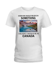 Should Be In Canada Ladies T-Shirt tile