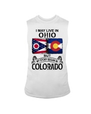 Began In Colorado - May Live InOhio Sleeveless Tee tile