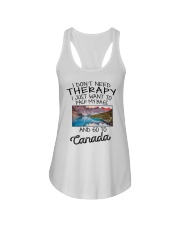 Pack My Bags - Go To Canada Ladies Flowy Tank tile