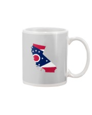 OHIO FLAG IN CALIFORNIA Mug tile