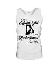 MAINE GIRL IN RHODE ISLAND Unisex Tank tile